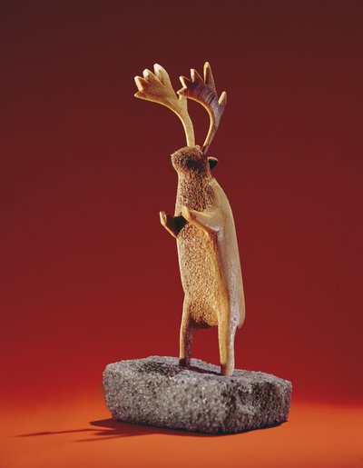 Reindeer, from Cape Dorset by Inuit School